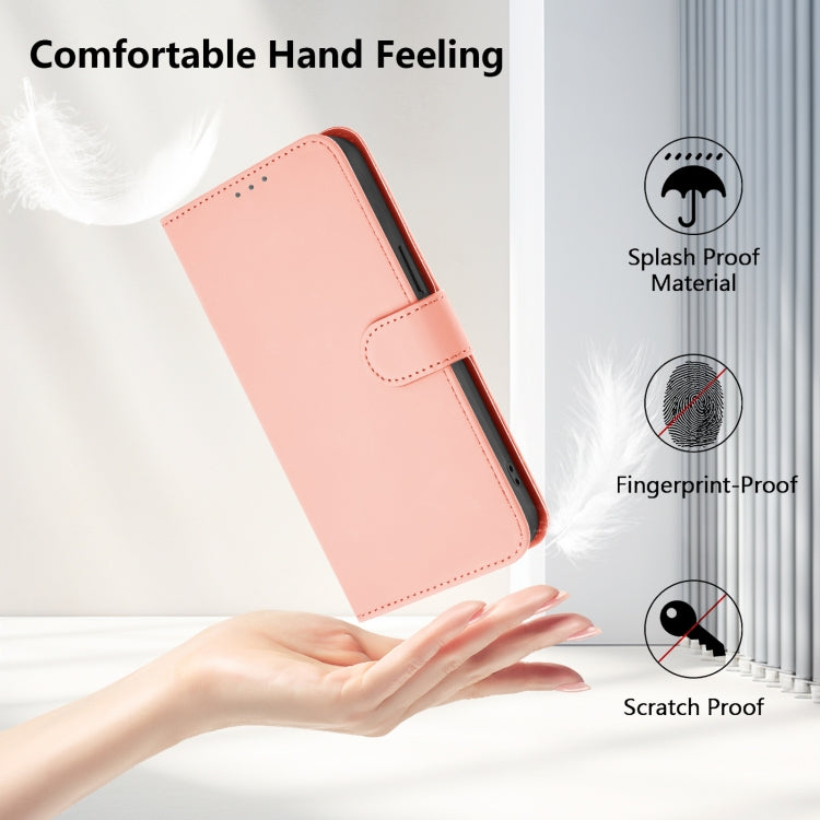 Funda de Piel para OnePlus 9 con Tacto Suave y Color Rosa