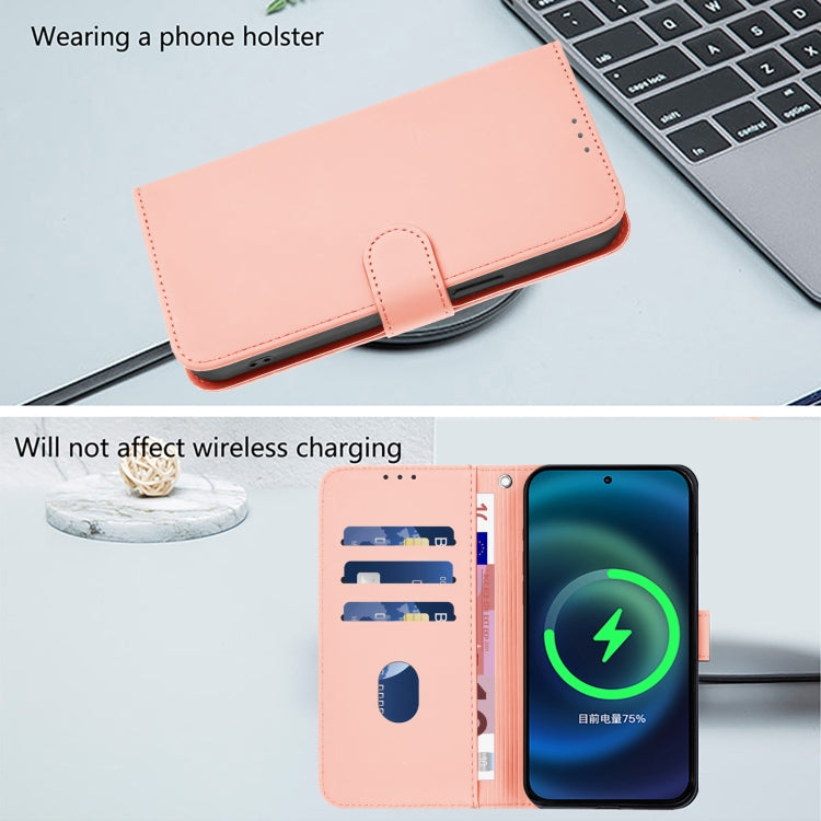 Funda de Piel para OnePlus 9 con Tacto Suave y Color Rosa