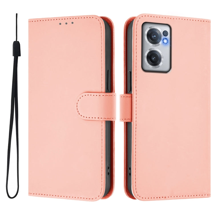 Funda de Piel Sintética con Cordón OnePlus Nord Ce 2 5G (Rosa)