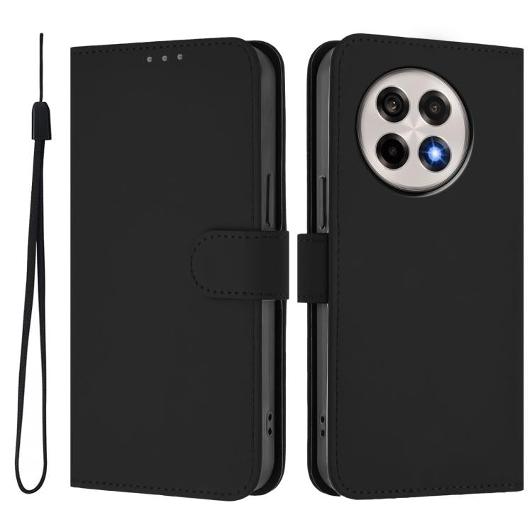 Funda de Cuero con Cordón para OnePlus Ace 5 Pro / Ace 5 / 13R (Negro)