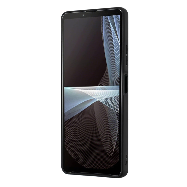 Funda TPU con Soporte de Anillo para Sony Xperia 10 Iv (Plateada)