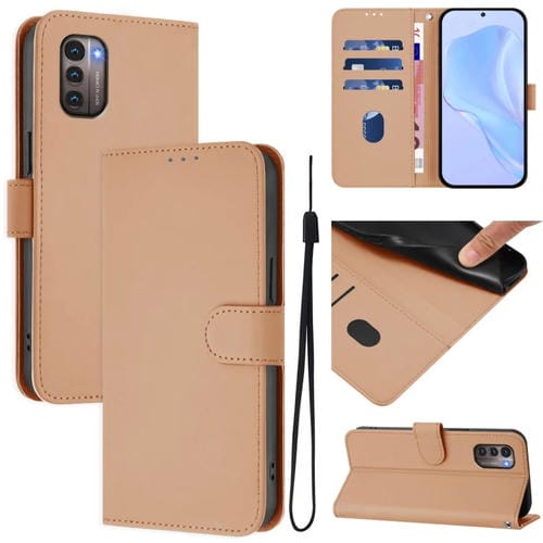 Funda Piel Sintética con Cordón para Nokia G11 4G y G21 4G (Desnudo)