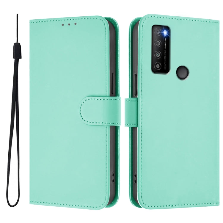 Funda Piel Sintética con Cordón para TCL 30XL (2022) (Verde Menta)