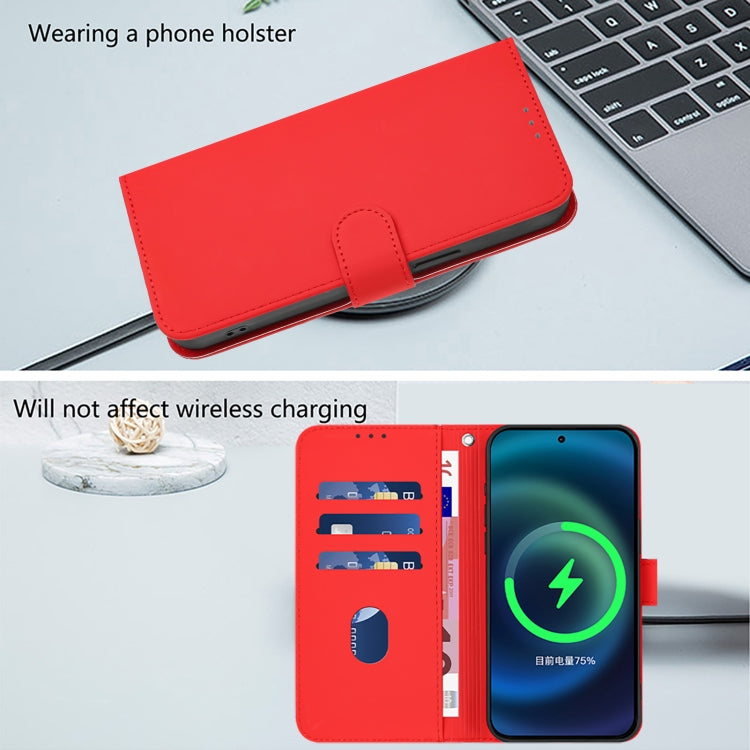 Funda Piel Sintética TCL 40 Se con Cordón (Rojo)