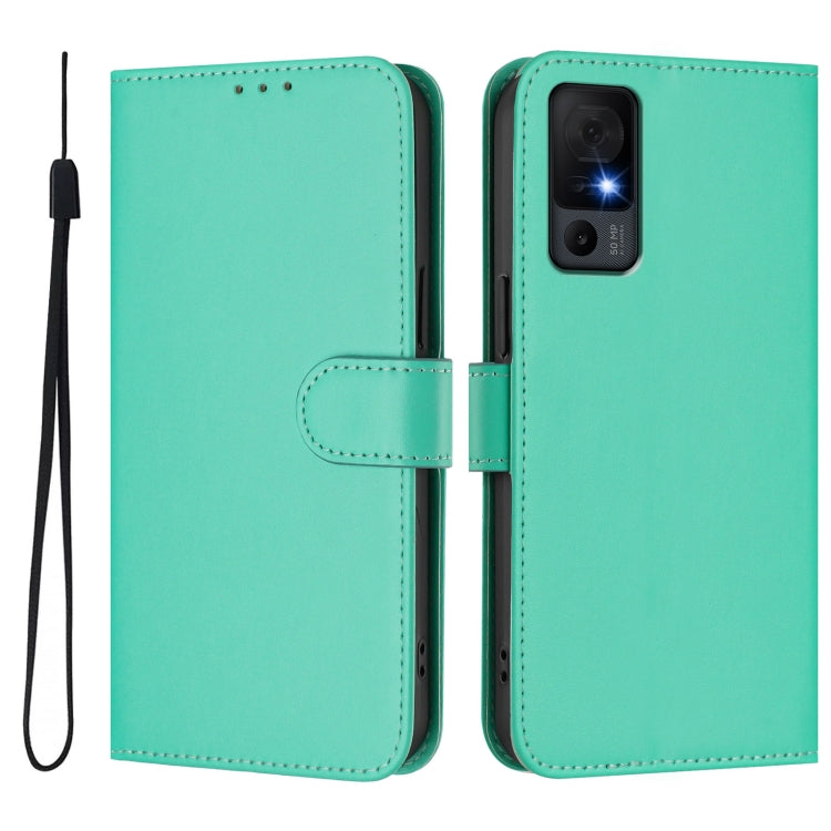 Funda Piel Sintética TCL 40 XL/40 T T608Dl con Cordón (Verde)
