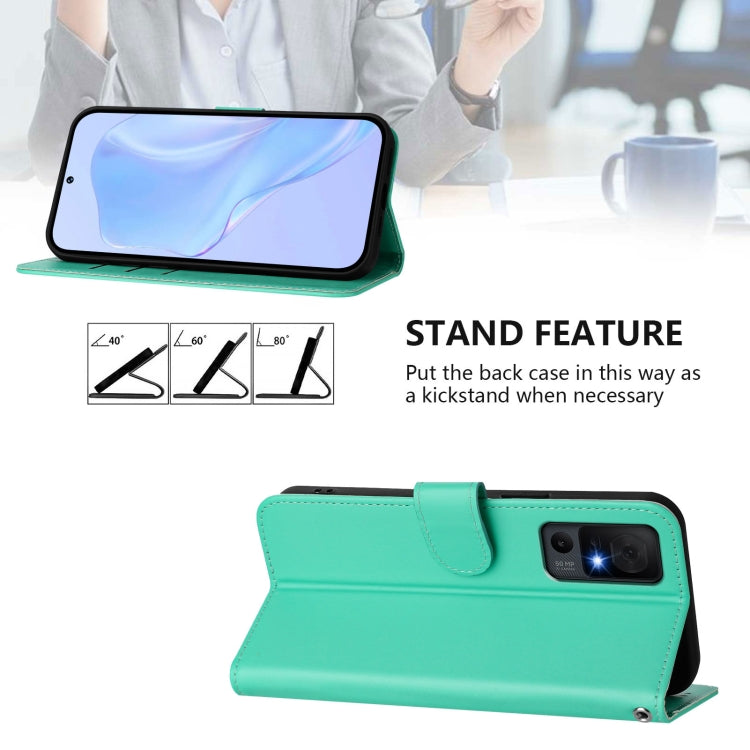 Funda Piel Sintética TCL 40 XL/40 T T608Dl con Cordón (Verde)