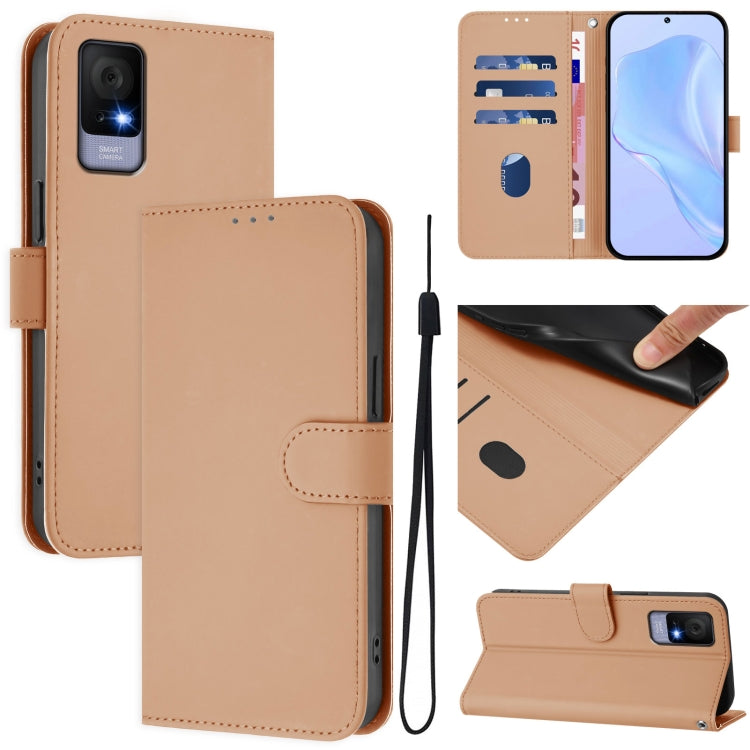 Funda de Piel Sintética para TCL 405/406/408 con Cordón (Desnudo)