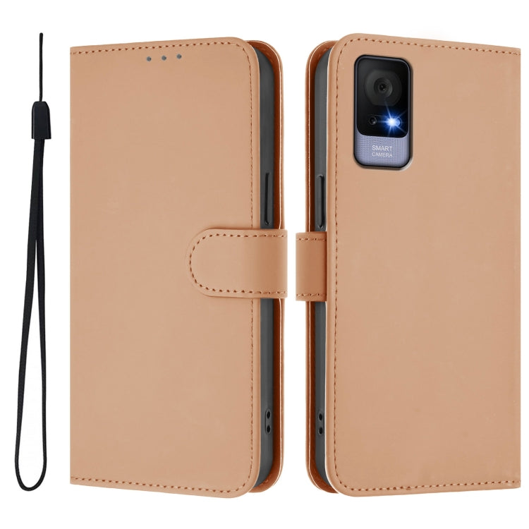 Funda de Piel Sintética para TCL 405/406/408 con Cordón (Desnudo)
