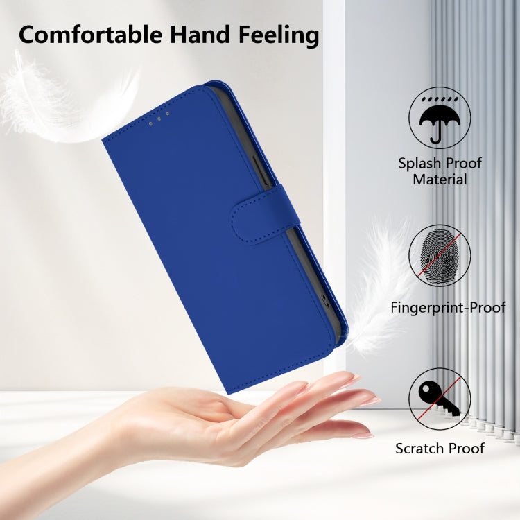 Funda Piel Sintética con Cordón para TCL 405/406/408 (Azul Oscuro)