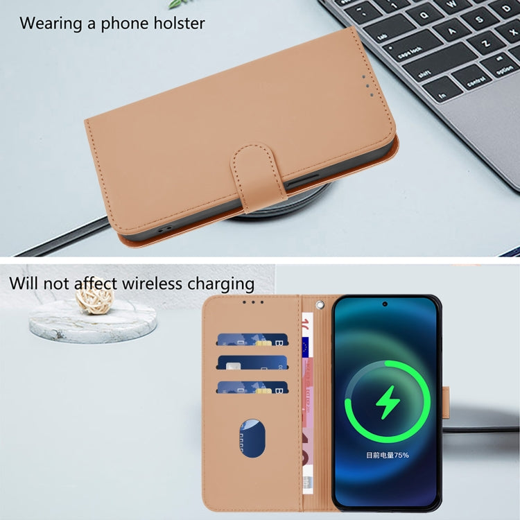 Funda de Cuero con Cordón para Boost Mobile Celero 5G 2024/3 5G (Desnudo)