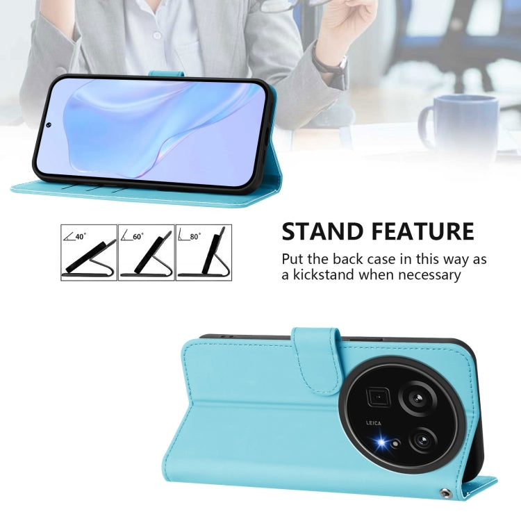 Funda de Piel Sintética para Sharp Aquos R9 Pro Sh-54E con Cordón (Azul Cielo)