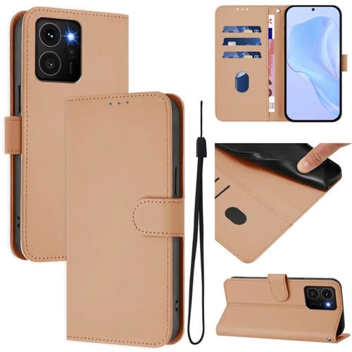 Funda de Cuero para Teléfono HMD Skyline Skin Feel con Cordón (Desnudo)