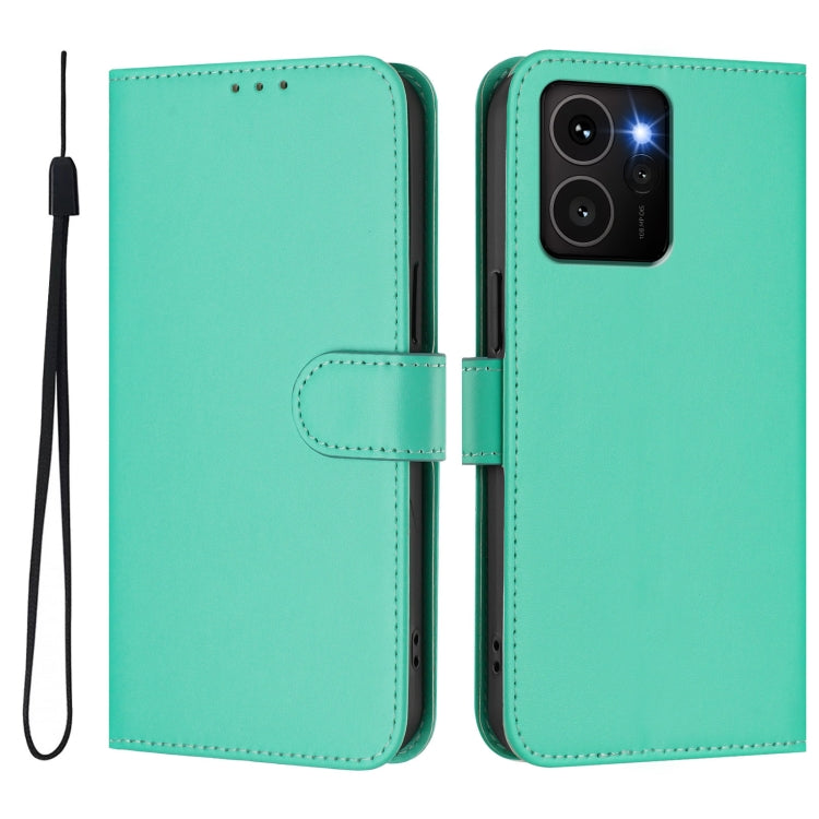 Funda de Cuero para Teléfono HMD Skyline Skin Feel con Cordón (Verde)