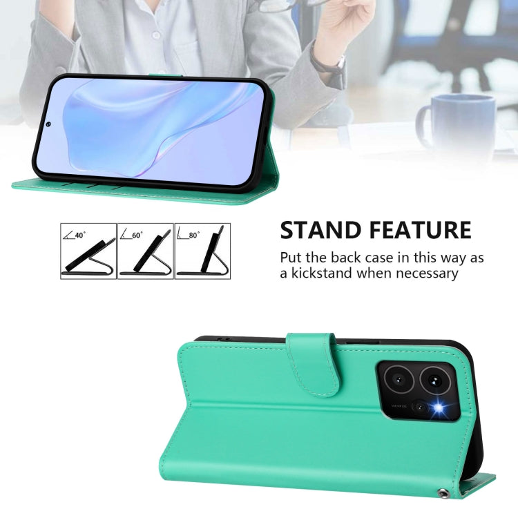 Funda de Cuero para Teléfono HMD Skyline Skin Feel con Cordón (Verde)