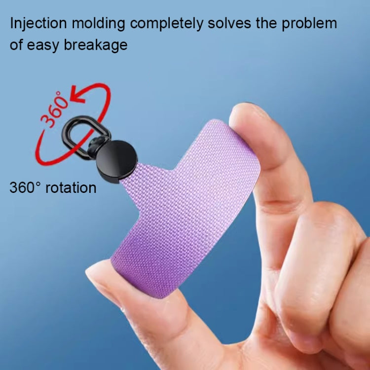 Junta de Fijación para Cordón de Teléfono Móvil con Rotación 360 Grados (Azul Oscuro)