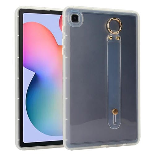 Funda híbrida TPU Samsung Galaxy Tab S6 Lite 2024/2022 soporte pulsera (Transparente)