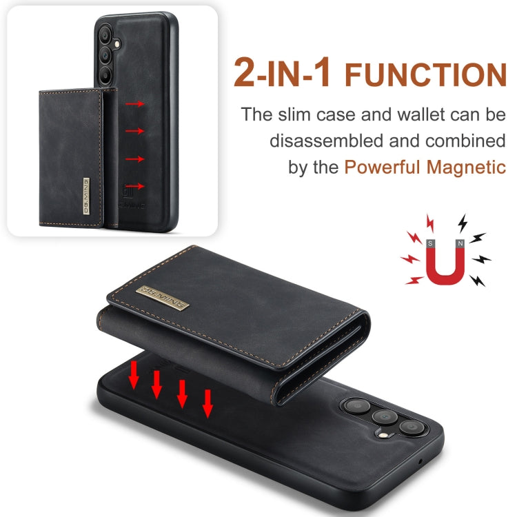 Cartera MultiTarjetas 3 Pliegues + Funda Magnética Dg.Ming M1 Series para Samsung Galaxy A16 5G (Negro)