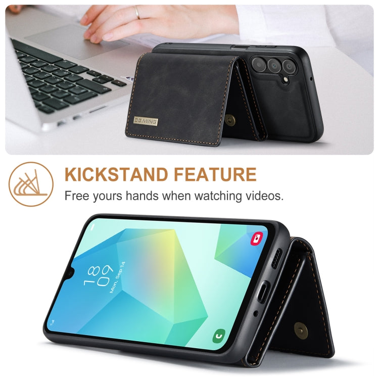 Cartera MultiTarjetas 3 Pliegues + Funda Magnética Dg.Ming M1 Series para Samsung Galaxy A16 5G (Negro)