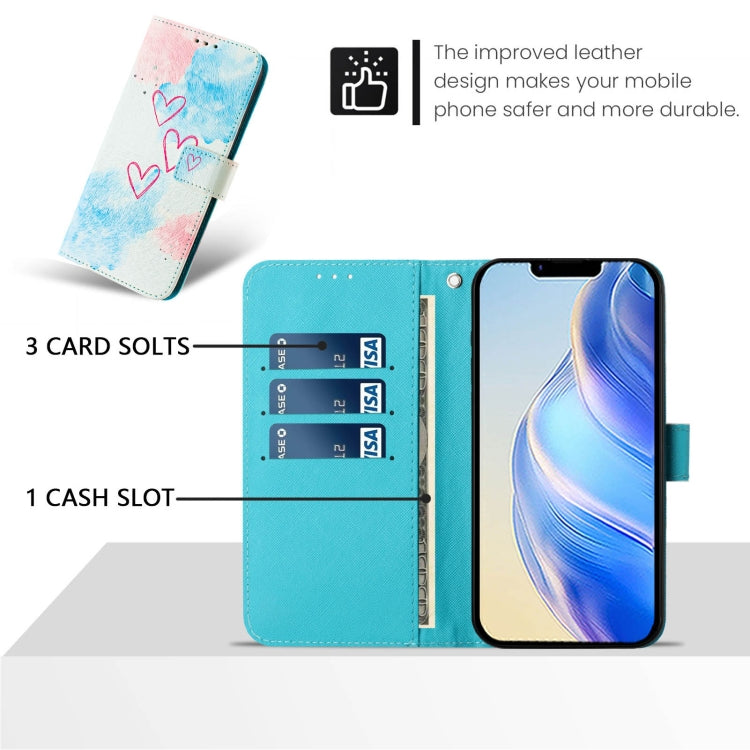 Funda de Cuero para iPhone 16E con Diseño de Dibujo Artístico (Love Me)