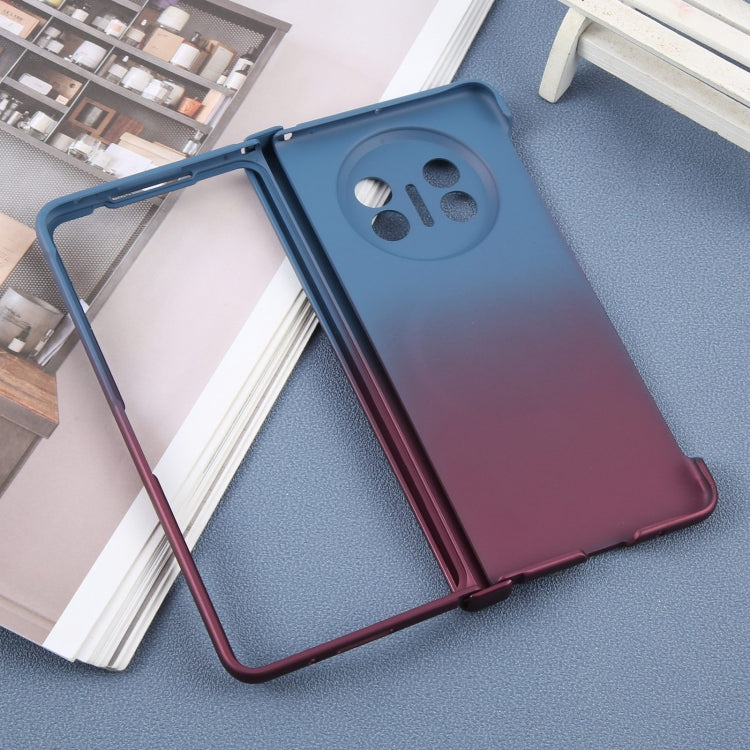 Estuche para Huawei Mate X5 / X3 con Magsafe y Gradiente Líquido para PC (Azul Púrpura)
