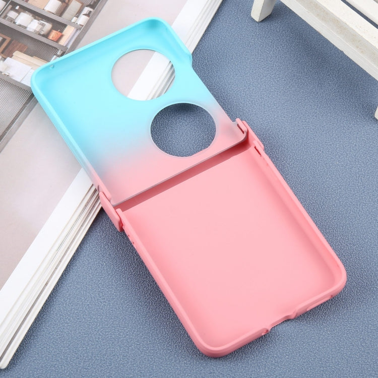 Funda para Teléfono Huawei Pocket 2 Policarbonato Líquido Magsafe Efecto Degradado (Azul y Rosa)