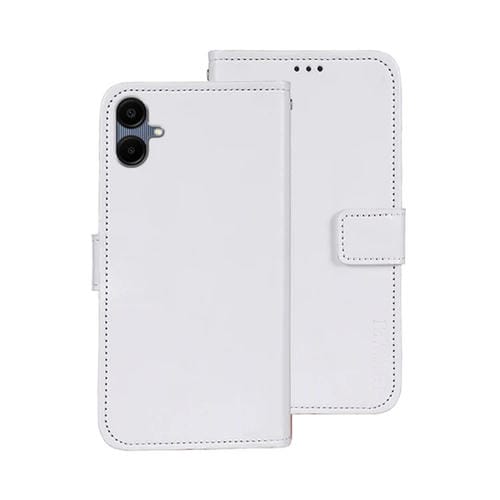 Funda Cuero Samsung Galaxy A06 4G Textura Crazy Horse (Blanca)