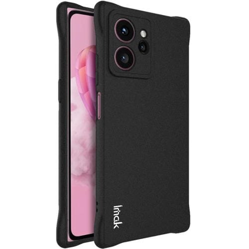Funda TPU a Prueba de Golpes para Teléfono HMD Skyline 5G Imak con Airbag (Negro Mate)