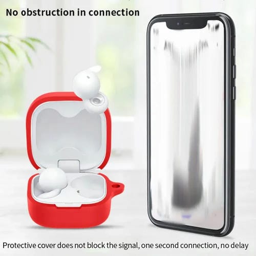 Funda Protectora de Silicona para Auriculares Sony Linkbuds Open (Blanca)