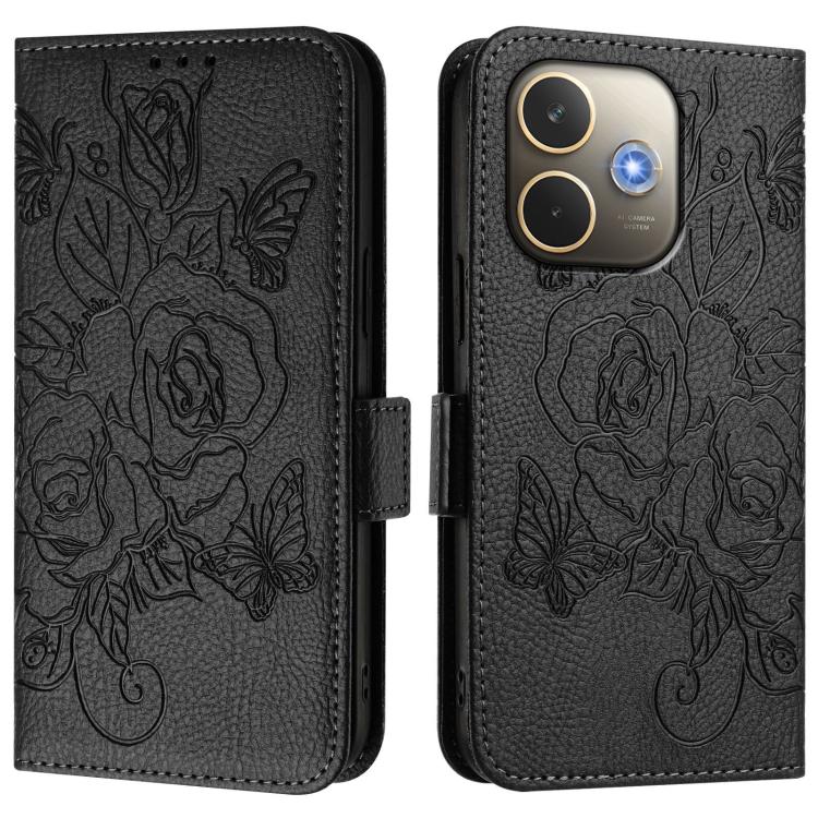Funda de Cuero Antirrobo con Rfid para Oppo A5 Pro 5G (Negro)
