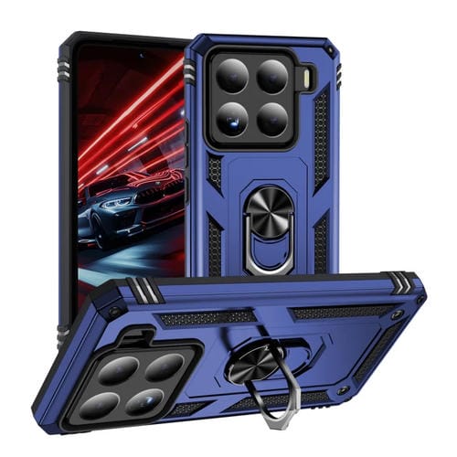 Funda Para Teléfono Xiaomi 15 A Prueba De Golpes De Tpu + Pc Con Soporte (Azul)