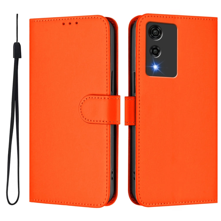 Funda de Piel Sintética con Cordón para Cubot A10 (Naranja)
