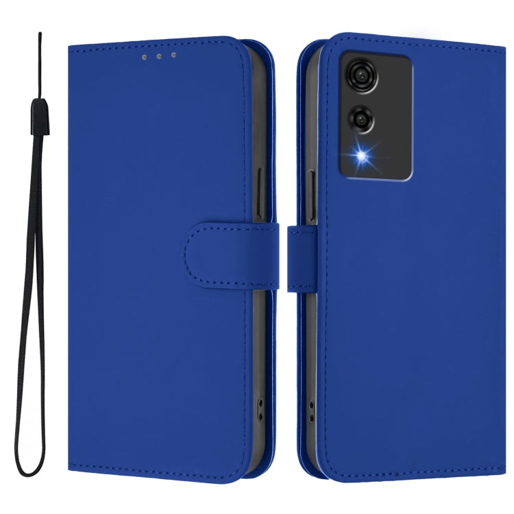 Funda de Piel Sintética con Cordón para Cubot A10 (Azul Oscuro)