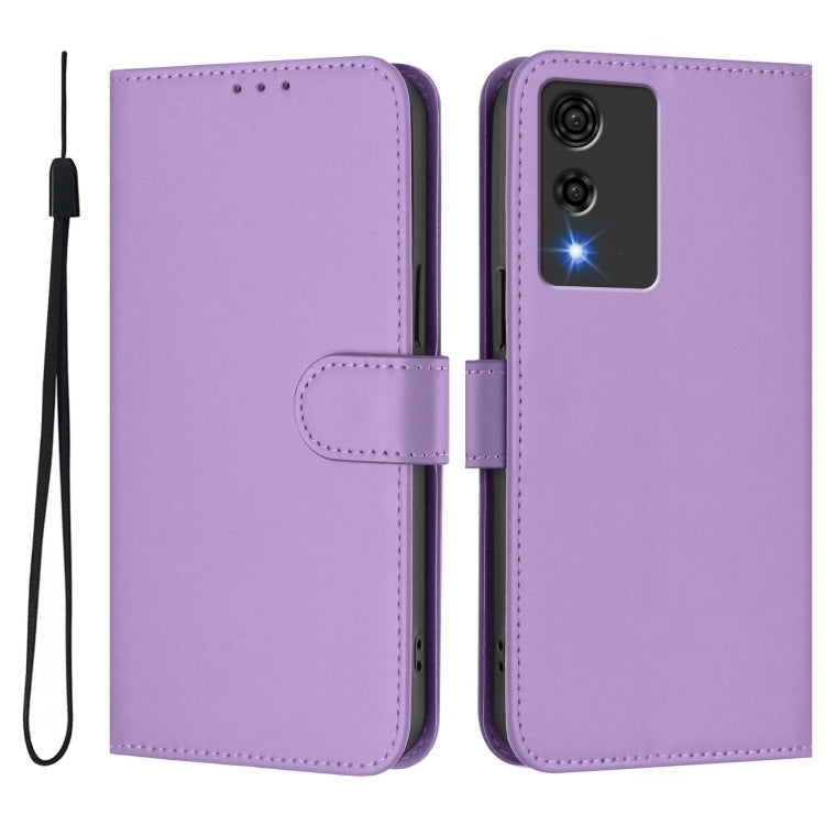 Funda de Piel Sintética con Cordón para Cubot A10 (Morado Lavanda)