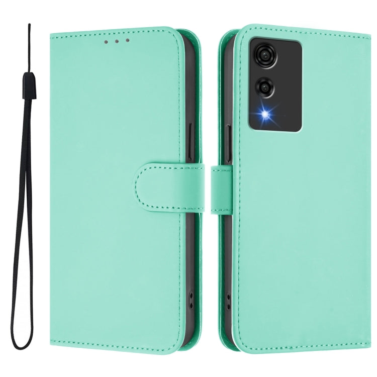 Funda de Piel con Cordón para Cubot A10 (Verde Menta)