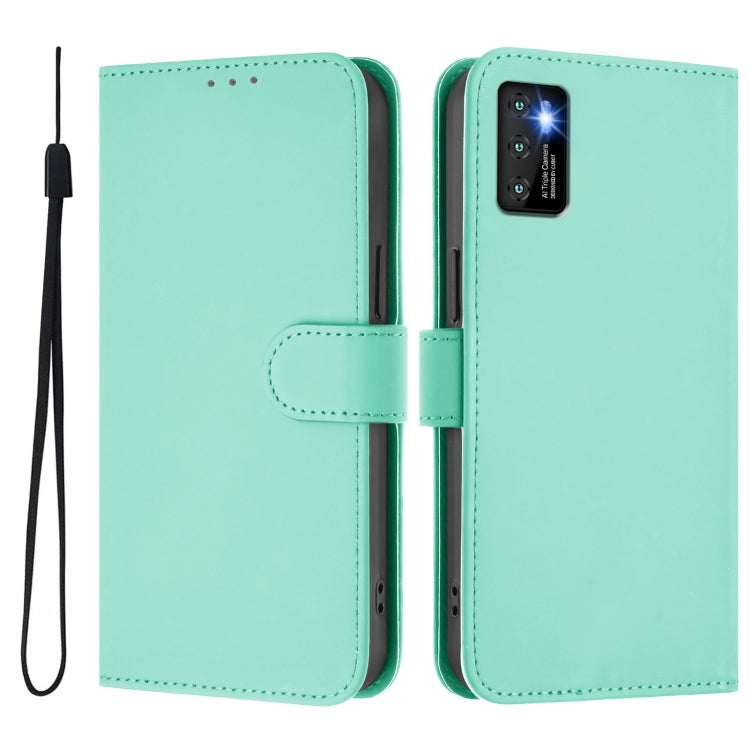 Funda de Piel con Cordón para Cubot P50 Skin Feel (Verde Menta)