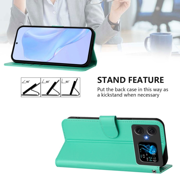 Funda Piel Sintética con Cordón Cubot A20 Tacto Suave (Verde)