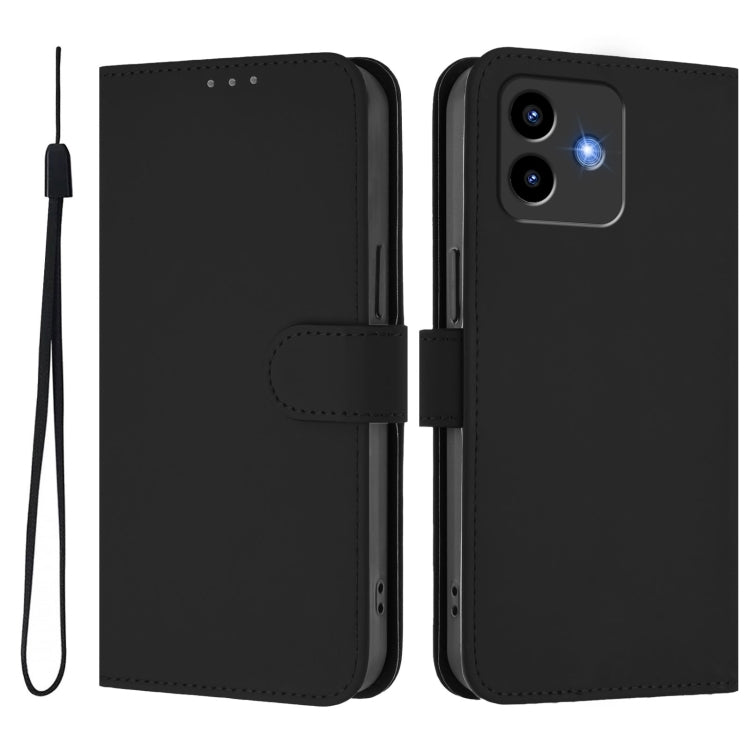 Funda de Piel Sintética con Cordón para Cubot Note 40 (Negro)