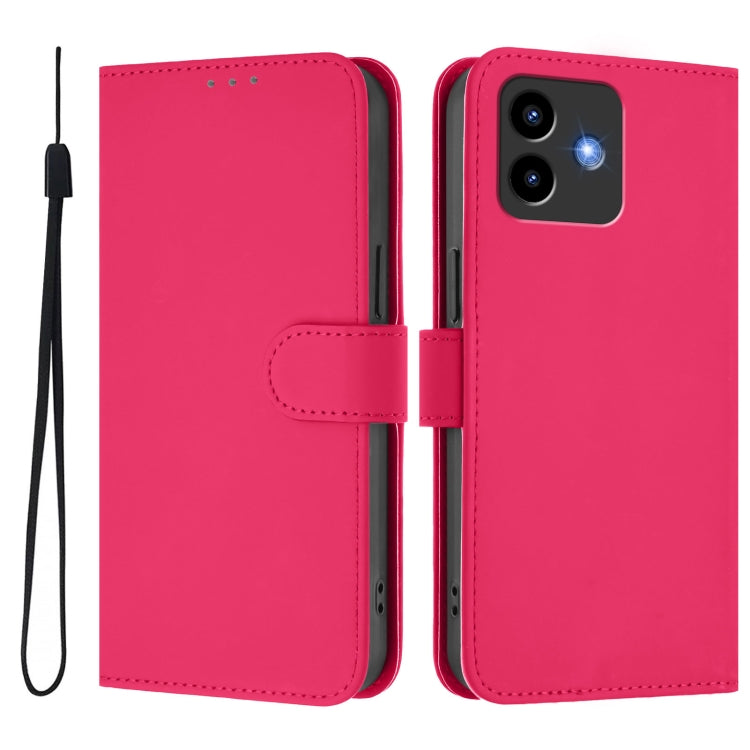 Funda de Piel con Cordón para Cubot Note 40 (Rosa y Rojo)