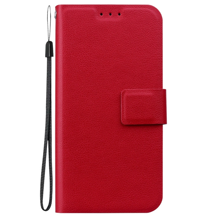 Funda de Cuero Ultrafina con Hebilla Magnética para OnePlus Nord Ce4 (Rojo)