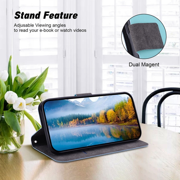 Funda de Cuero Ultrafina con Hebilla Magnética para OnePlus Nord Ce4 (Verde)