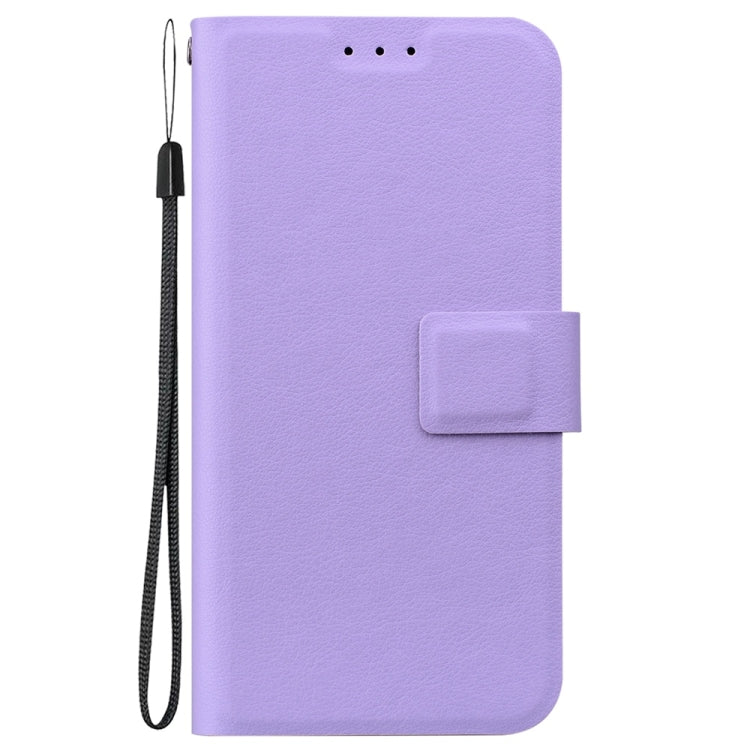 Funda de Cuero Ultrafina con Hebilla Magnética para OnePlus Nord 4 (Morado)