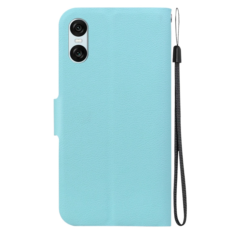 Funda de Cuero Ultradelgada con Hebilla Magnética para Sony Xperia 10 Vi (Verde)