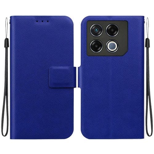 Funda de Cuero Ultrafina con Hebilla Magnética para Infinix GT 20 Pro (Azul)