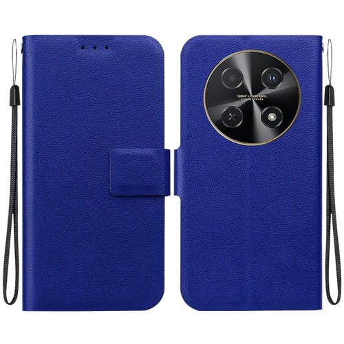 Funda de Cuero con Hebilla Magnética Ultrafina para Huawei Nova 12I 4G (Azul)