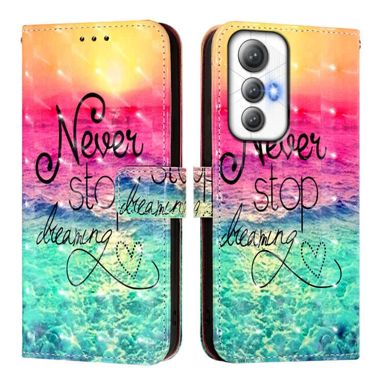 Funda de Cuero con Tapa Horizontal y Pintura 3D para Cubot Max 5 (Chasing Dreams)