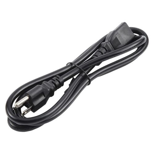 Cable de Alimentación para Ordenador con Enchufe Estadounidense de 3 Pines, 3 Metros (Negro)