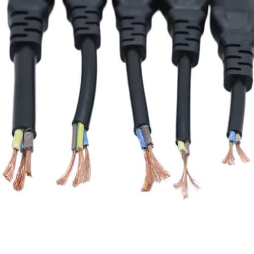 Cable de Alimentación para Ordenador con Enchufe Británico de 3 Pines, 5 Metros (Negro)