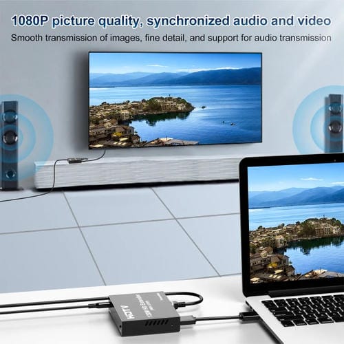 Extensor de Red HDTV 120 M con Enchufe Estadounidense