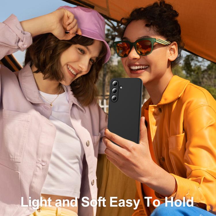 Funda de silicona Magsafe a prueba de golpes para Samsung Galaxy S25 FE 5G (negra)