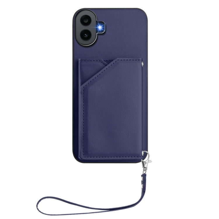 Estuche para Teléfono For Nothing cmf Phone 1 con 4 Ranuras y Correa (Azul)